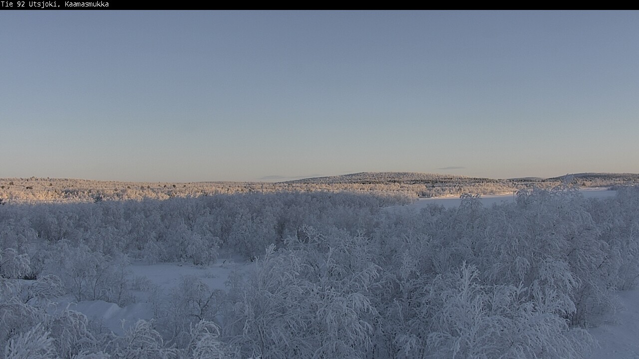 Weather Camera Image Road 92 Utsjoki, Kaamasmukka, Utsjoki, Lappi