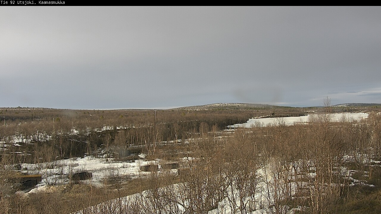 Weather Camera Image Väg 92 Utsjoki, Kaamasmukka, Utsjoki, Lappi