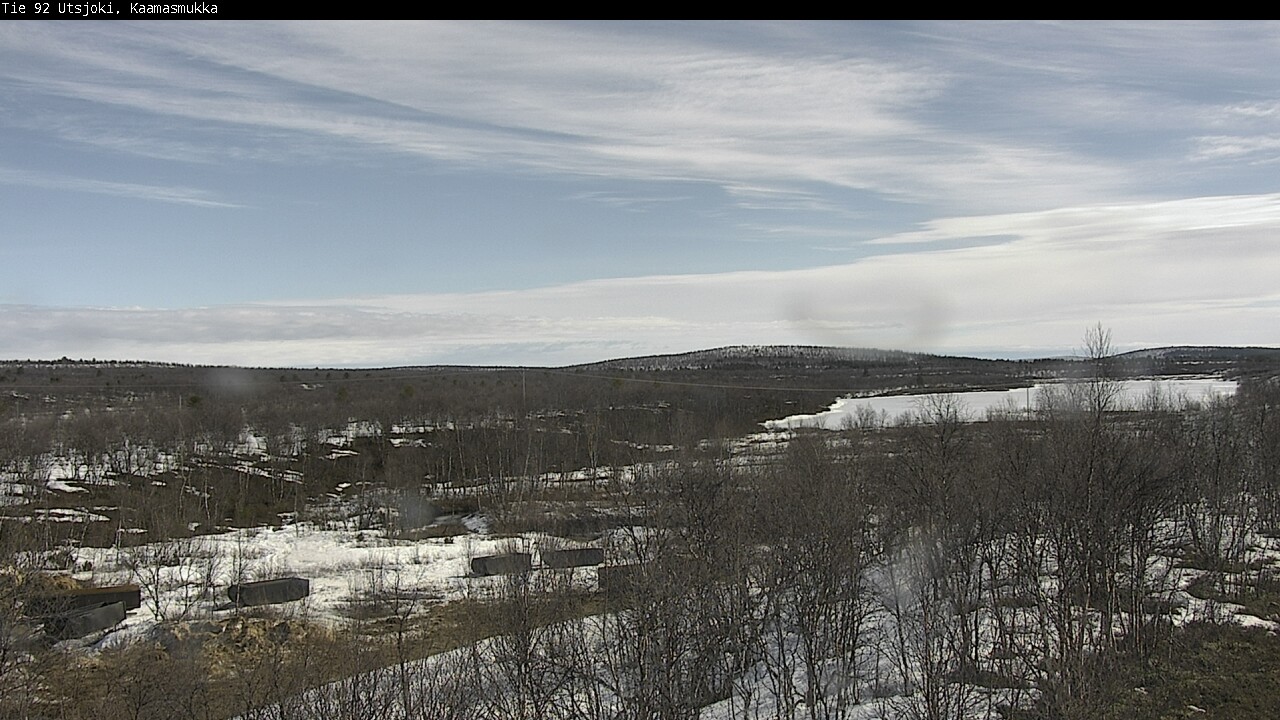 Weather Camera Image Väg 92 Utsjoki, Kaamasmukka, Utsjoki, Lappi