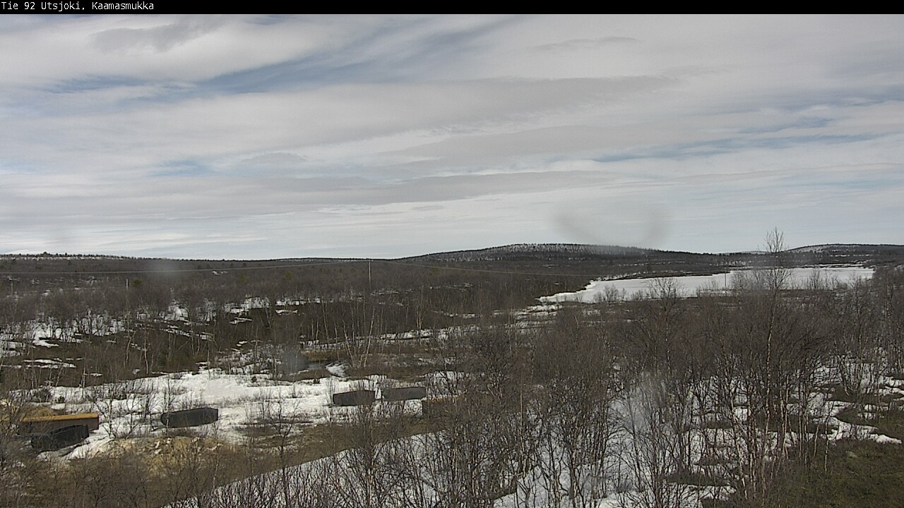 Weather Camera Image Väg 92 Utsjoki, Kaamasmukka, Utsjoki, Lappi
