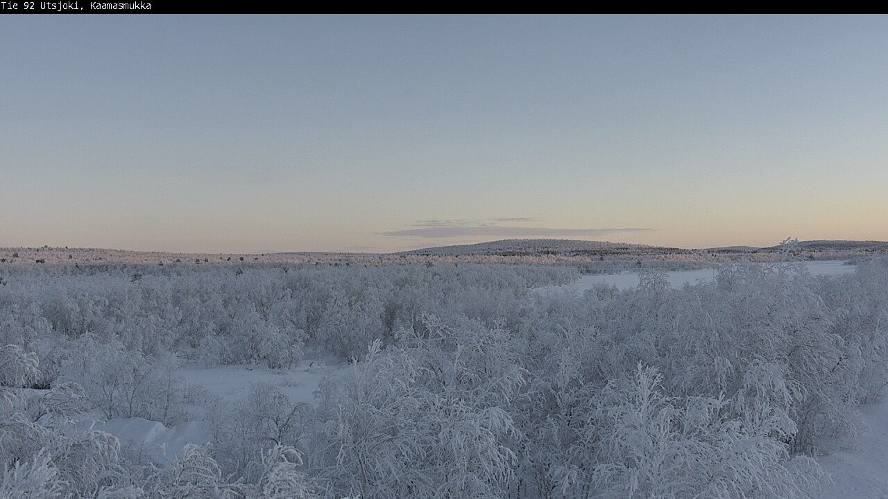 Weather Camera Image Road 92 Utsjoki, Kaamasmukka, Utsjoki, Lappi