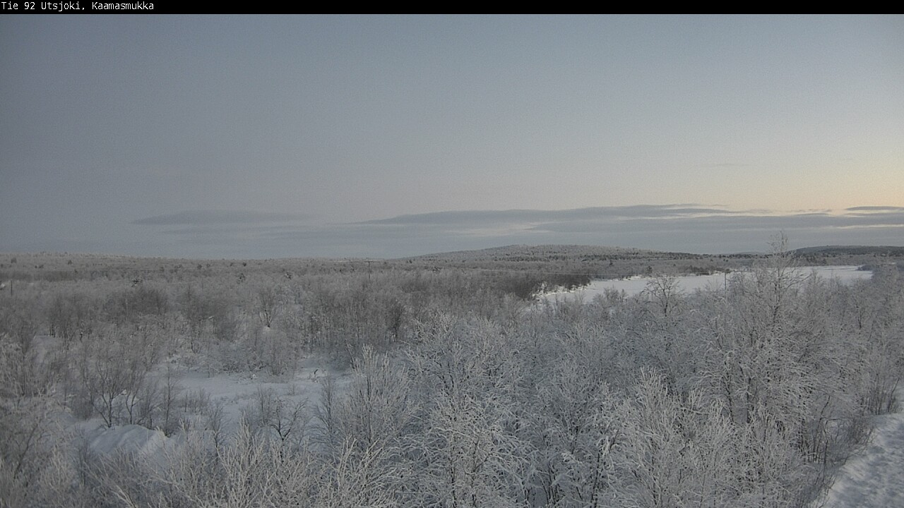 Weather Camera Image Väg 92 Utsjoki, Kaamasmukka, Utsjoki, Lappi