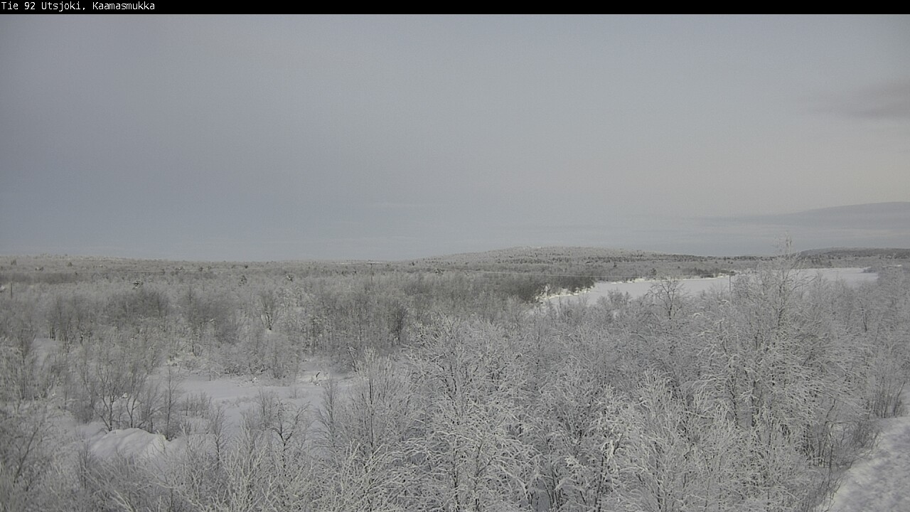 Weather Camera Image Väg 92 Utsjoki, Kaamasmukka, Utsjoki, Lappi