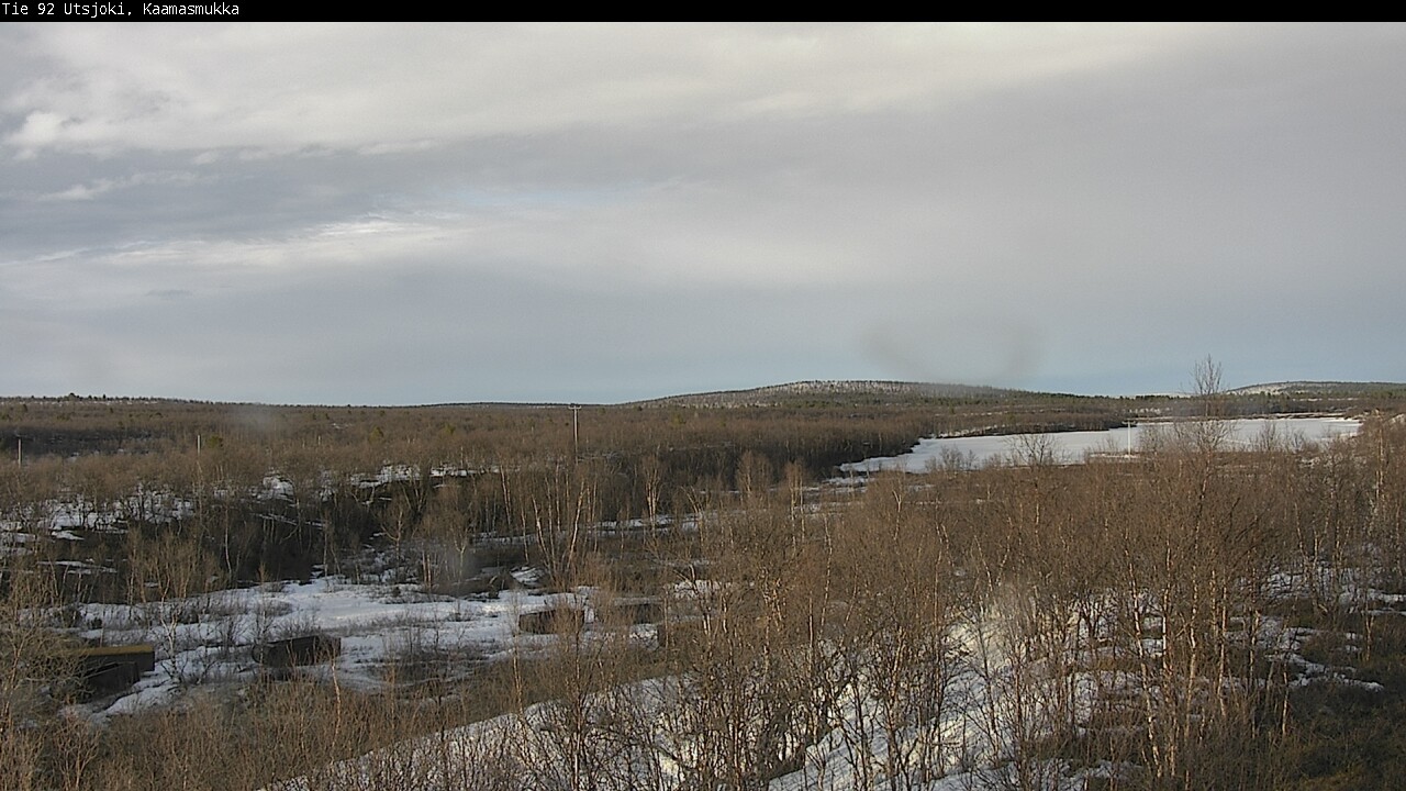 Weather Camera Image Väg 92 Utsjoki, Kaamasmukka, Utsjoki, Lappi
