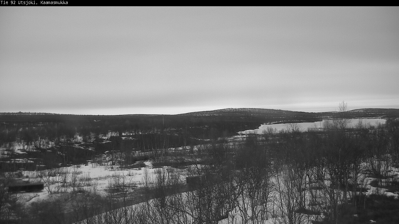 Weather Camera Image Väg 92 Utsjoki, Kaamasmukka, Utsjoki, Lappi