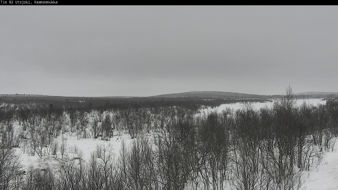 Kelikamerat Kuva Tie 92 Utsjoki, Kaamasmukka, Utsjoki, Lappi