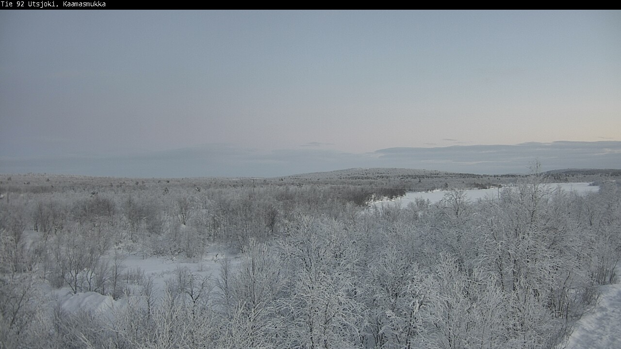 Weather Camera Image Väg 92 Utsjoki, Kaamasmukka, Utsjoki, Lappi