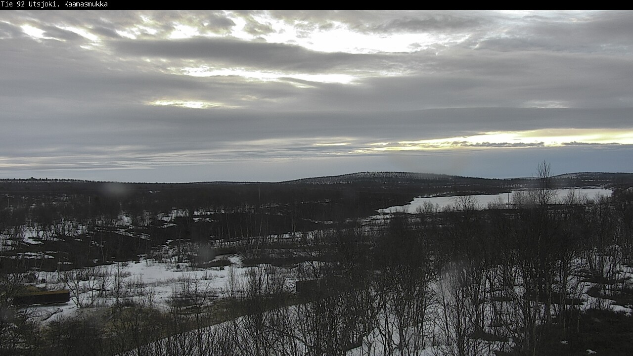 Weather Camera Image Väg 92 Utsjoki, Kaamasmukka, Utsjoki, Lappi