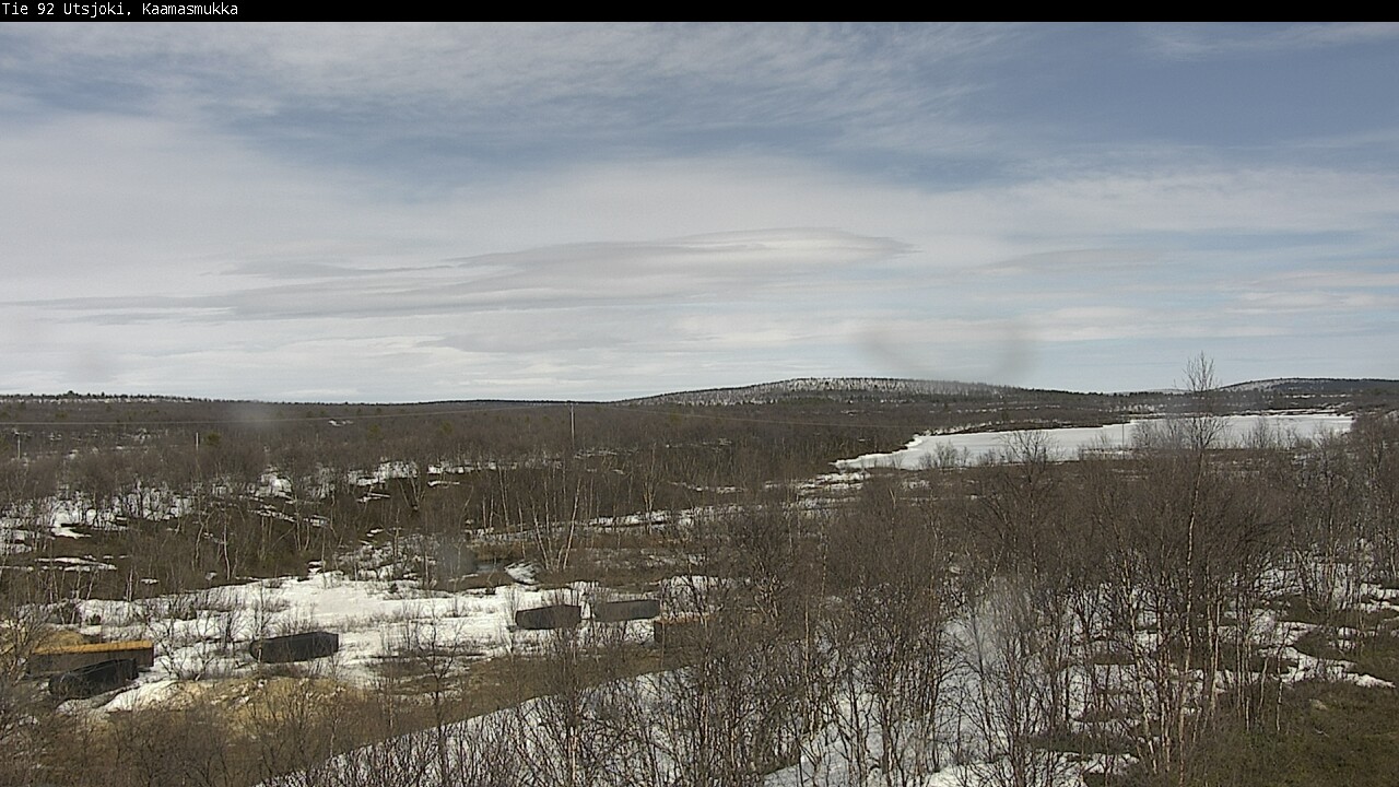 Weather Camera Image Väg 92 Utsjoki, Kaamasmukka, Utsjoki, Lappi