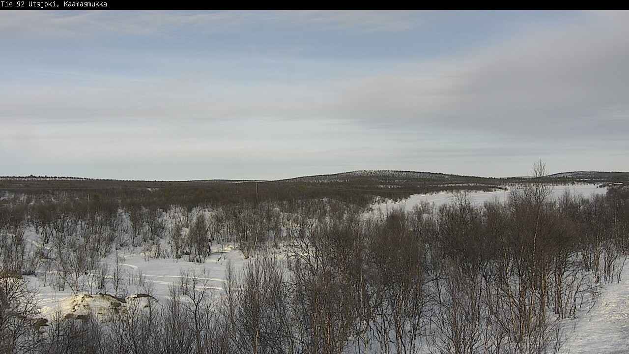 Kelikamerat Kuva Tie 92 Utsjoki, Kaamasmukka, Utsjoki, Lappi