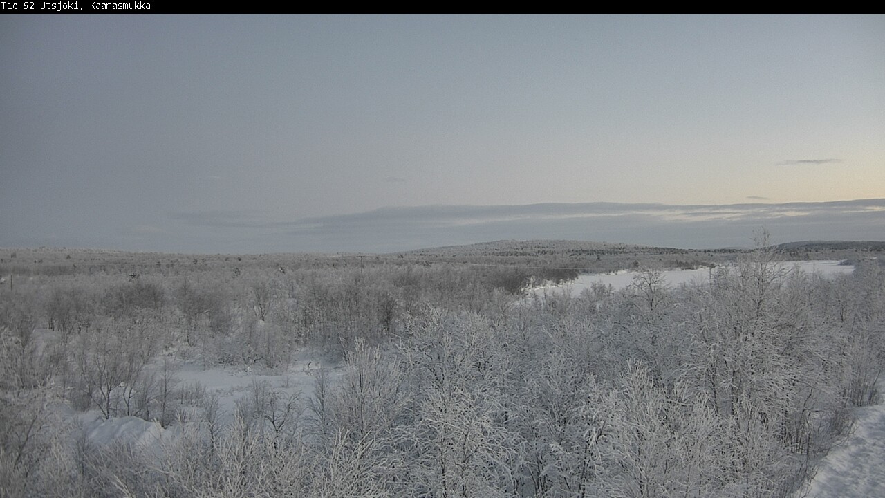 Weather Camera Image Väg 92 Utsjoki, Kaamasmukka, Utsjoki, Lappi