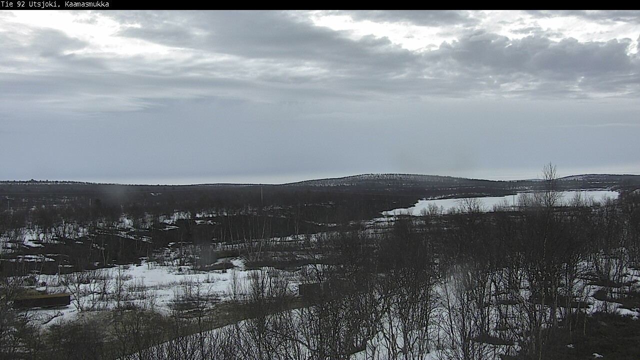 Weather Camera Image Väg 92 Utsjoki, Kaamasmukka, Utsjoki, Lappi
