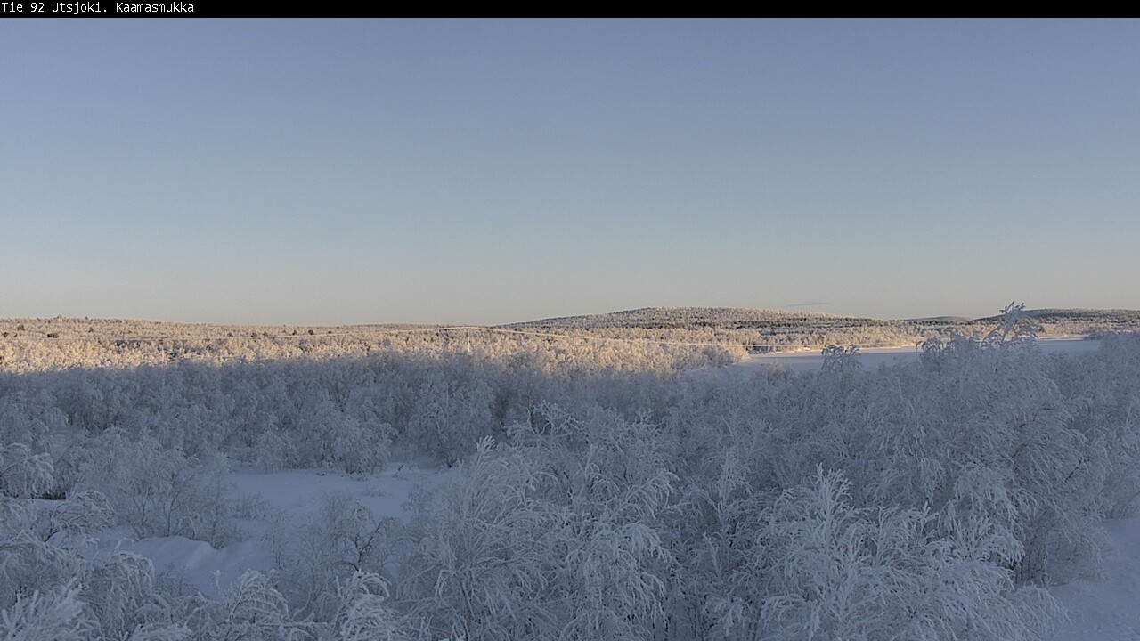 Weather Camera Image Road 92 Utsjoki, Kaamasmukka, Utsjoki, Lappi