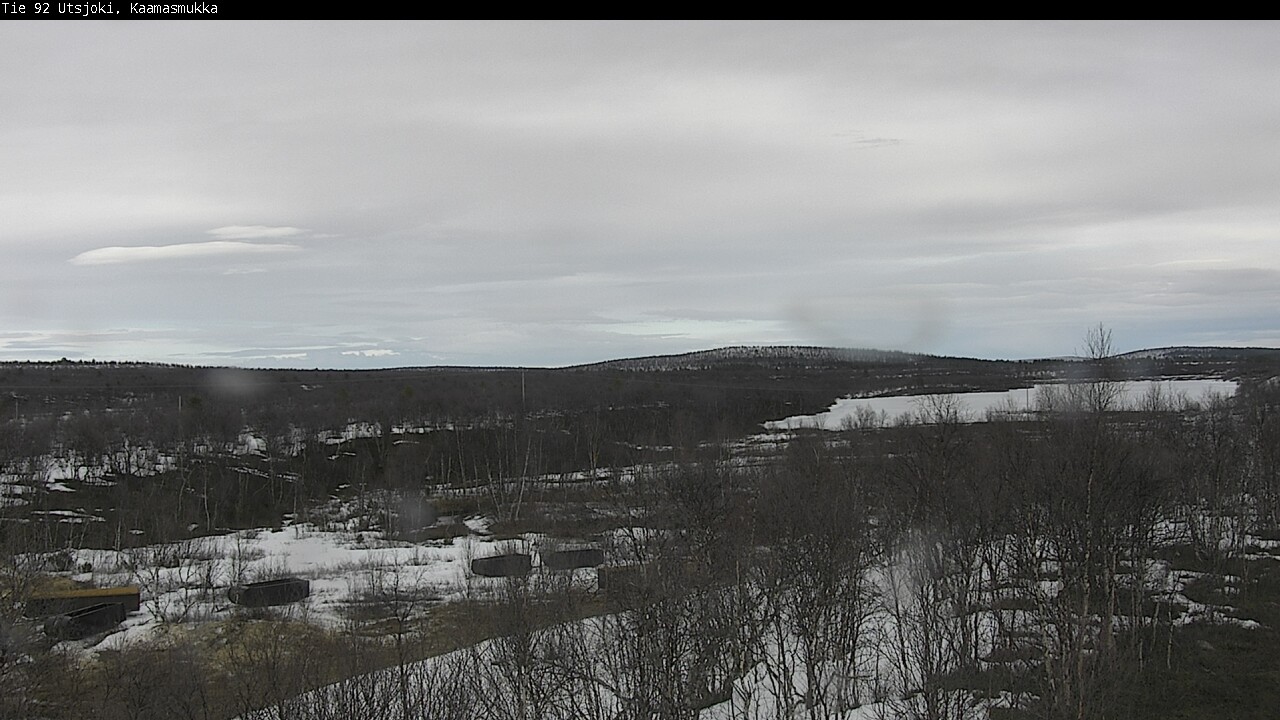 Weather Camera Image Väg 92 Utsjoki, Kaamasmukka, Utsjoki, Lappi