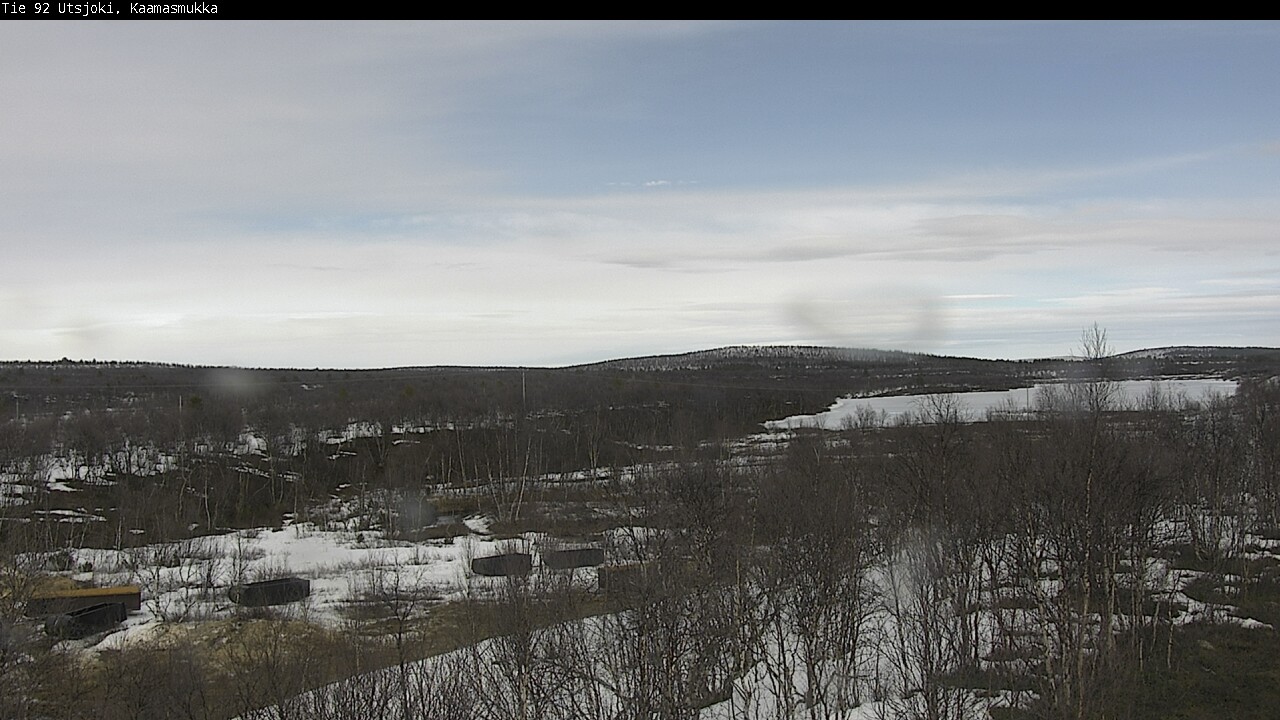 Weather Camera Image Väg 92 Utsjoki, Kaamasmukka, Utsjoki, Lappi