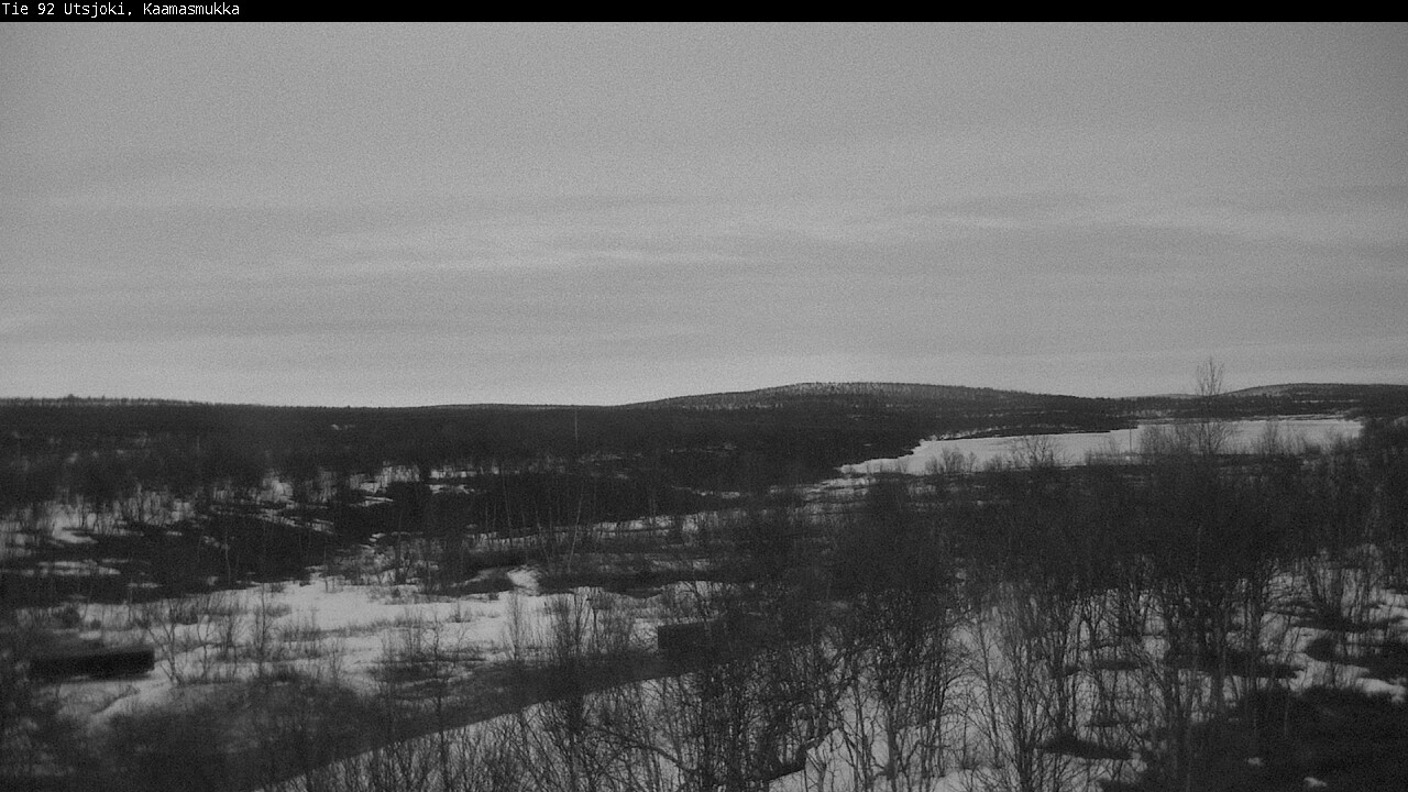 Weather Camera Image Väg 92 Utsjoki, Kaamasmukka, Utsjoki, Lappi