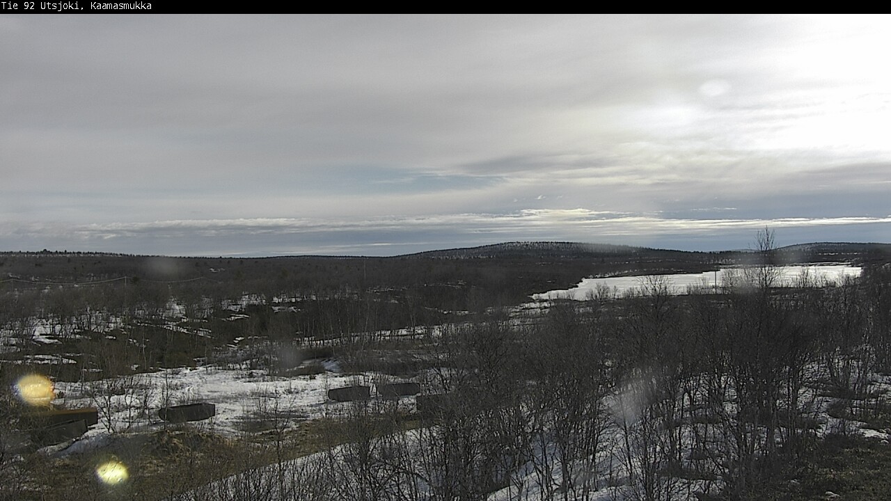 Weather Camera Image Väg 92 Utsjoki, Kaamasmukka, Utsjoki, Lappi