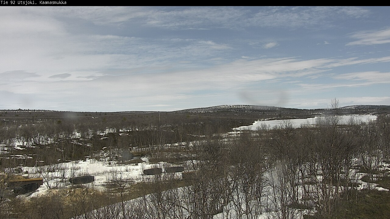 Weather Camera Image Väg 92 Utsjoki, Kaamasmukka, Utsjoki, Lappi