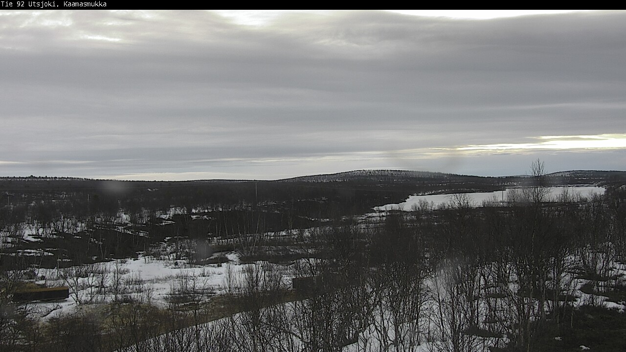 Weather Camera Image Väg 92 Utsjoki, Kaamasmukka, Utsjoki, Lappi