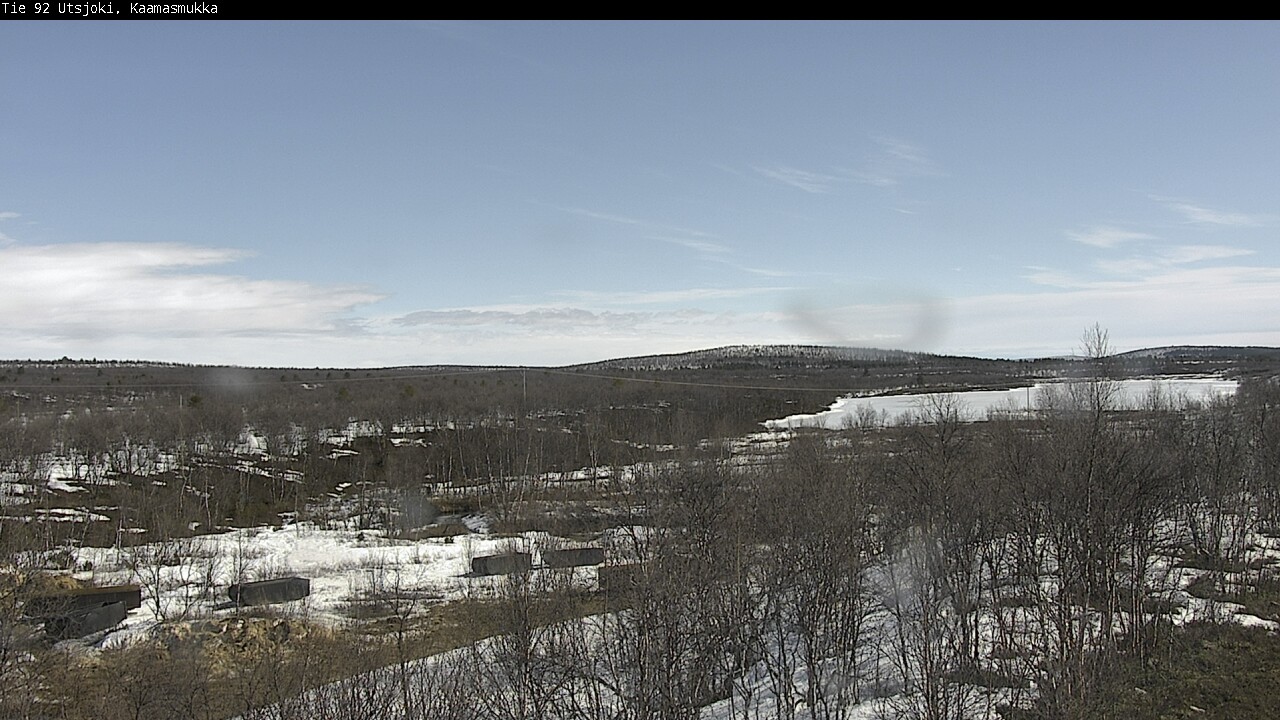Weather Camera Image Väg 92 Utsjoki, Kaamasmukka, Utsjoki, Lappi