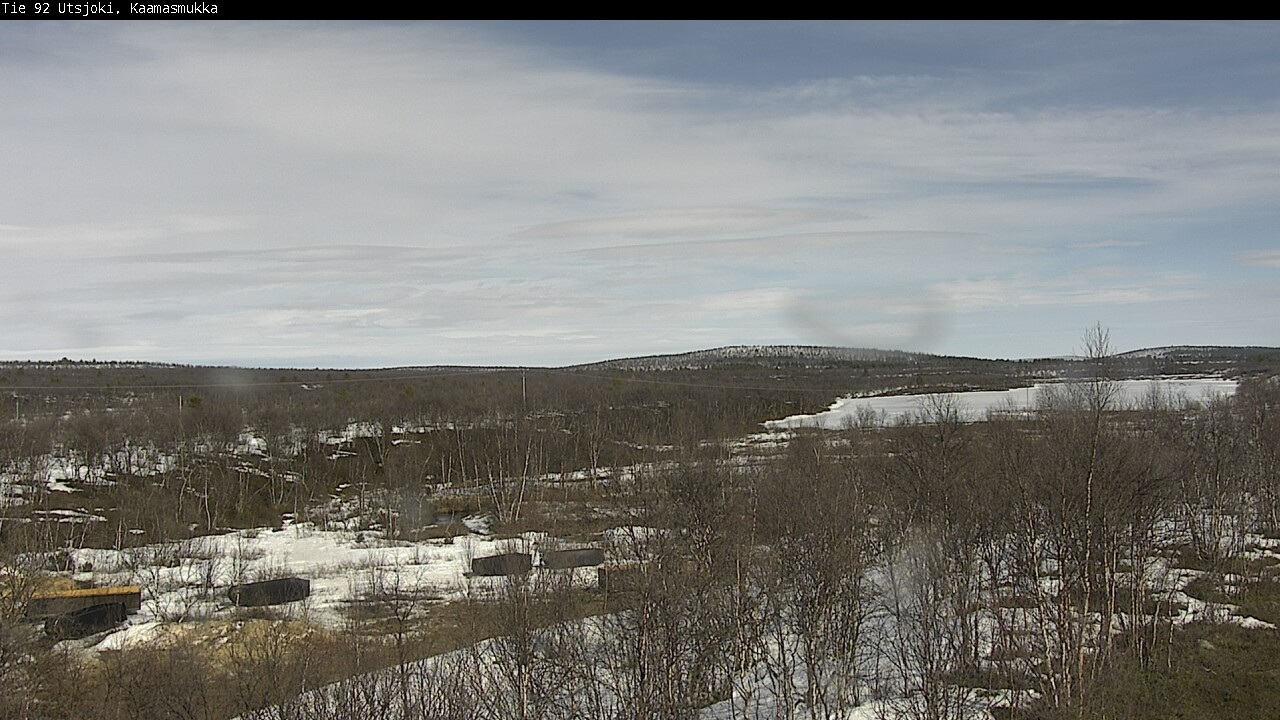 Weather Camera Image Väg 92 Utsjoki, Kaamasmukka, Utsjoki, Lappi
