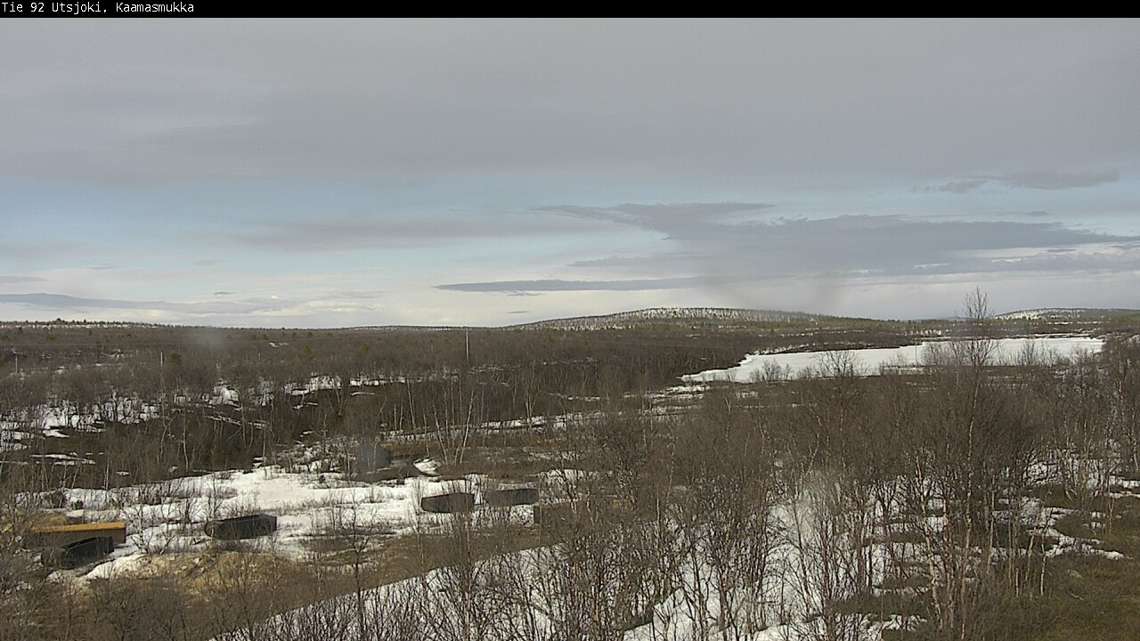 Weather Camera Image Väg 92 Utsjoki, Kaamasmukka, Utsjoki, Lappi