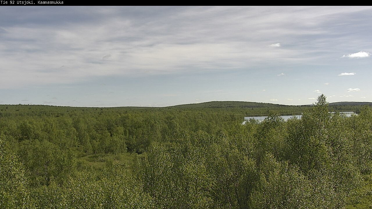 Weather Camera Image Väg 92 Utsjoki, Kaamasmukka, Utsjoki, Lappi