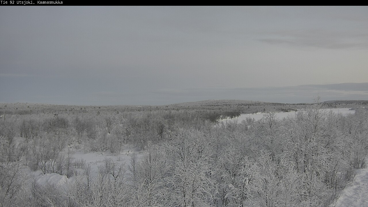 Weather Camera Image Väg 92 Utsjoki, Kaamasmukka, Utsjoki, Lappi