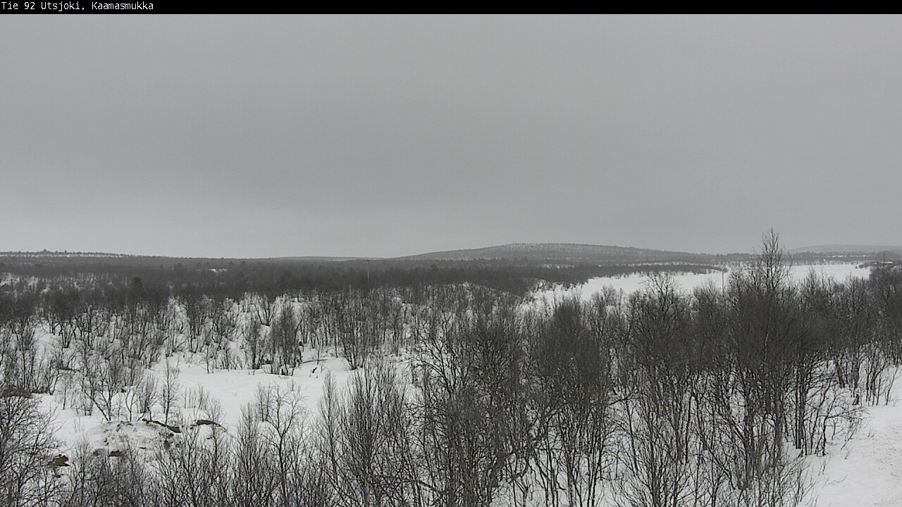 Weather Camera Image Road 92 Utsjoki, Kaamasmukka, Utsjoki, Lappi