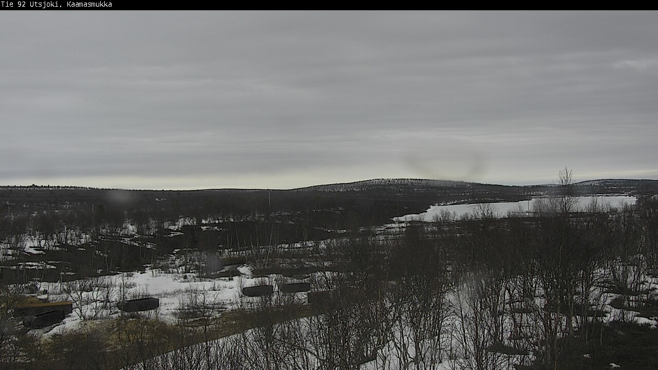 Weather Camera Image Väg 92 Utsjoki, Kaamasmukka, Utsjoki, Lappi