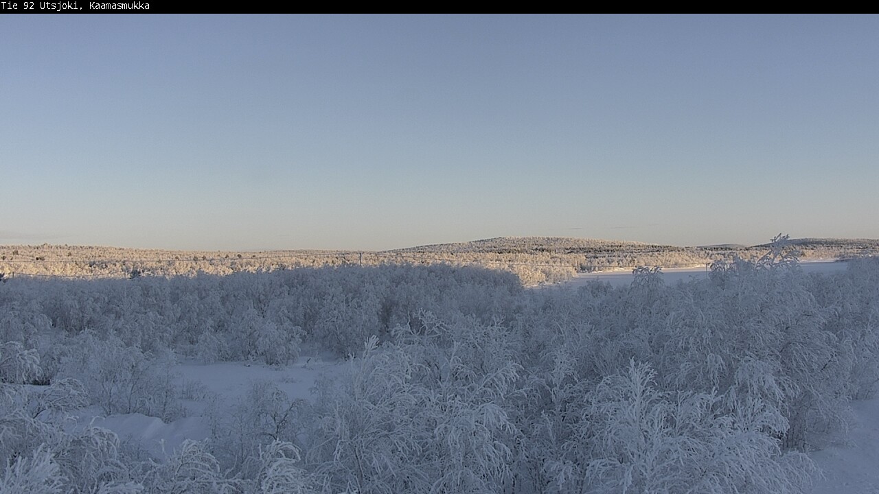 Weather Camera Image Road 92 Utsjoki, Kaamasmukka, Utsjoki, Lappi