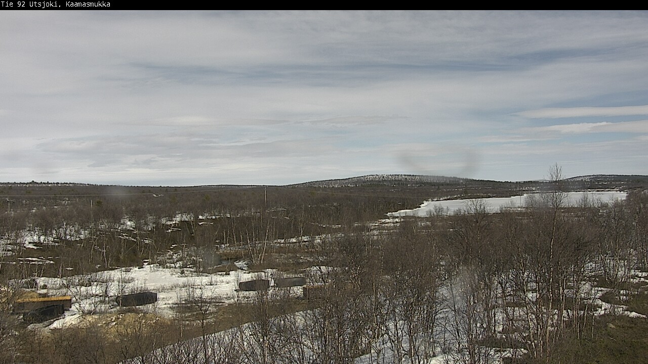 Weather Camera Image Väg 92 Utsjoki, Kaamasmukka, Utsjoki, Lappi