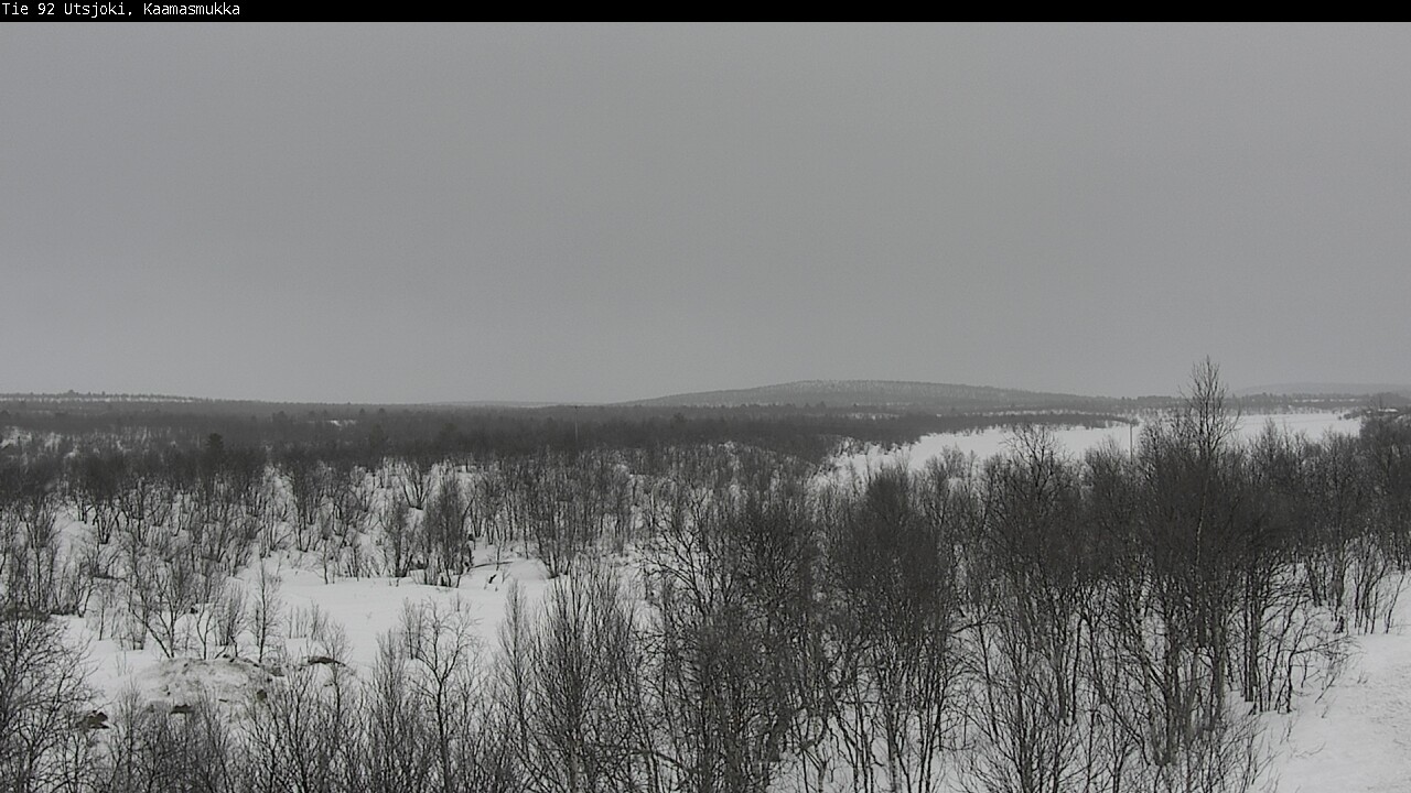 Weather Camera Image Road 92 Utsjoki, Kaamasmukka, Utsjoki, Lappi