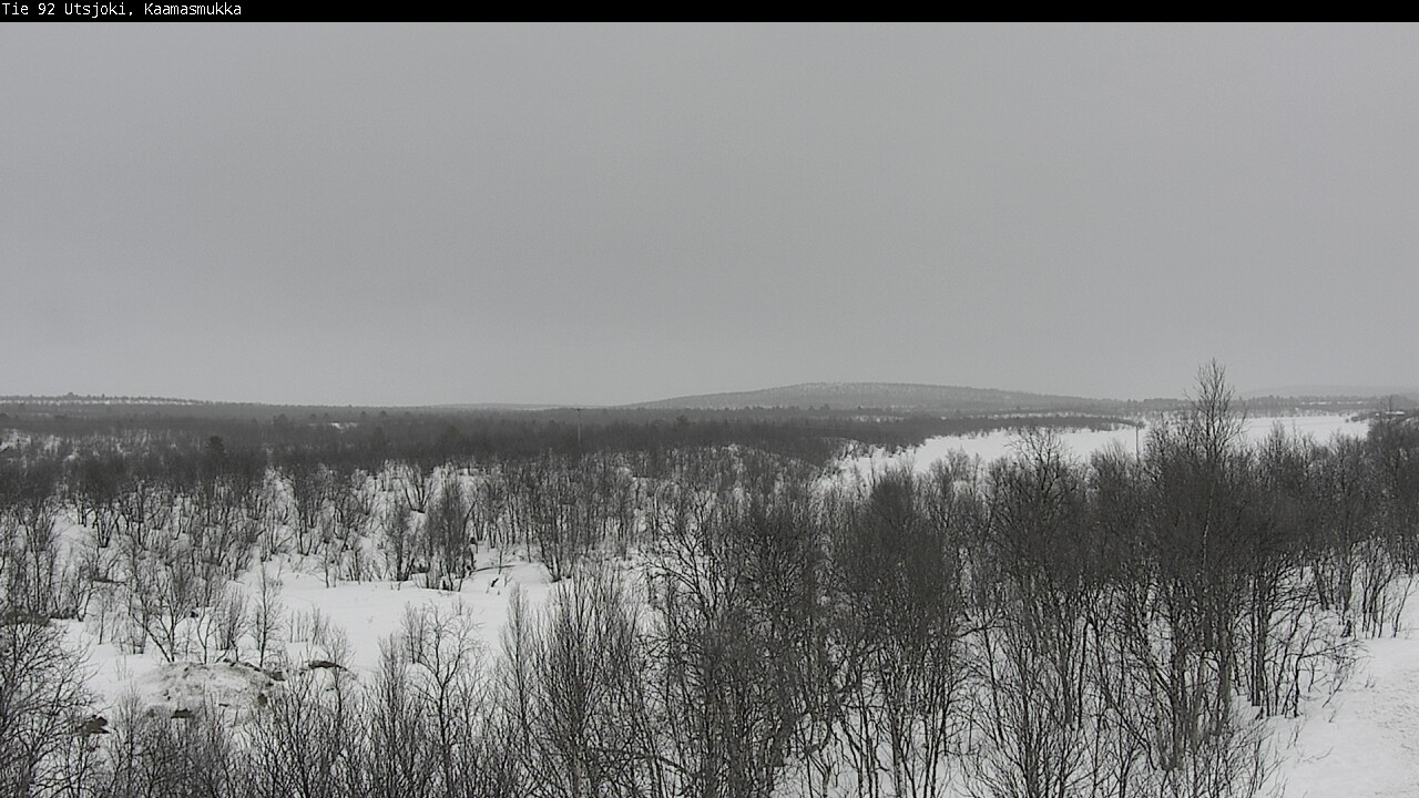 Weather Camera Image Road 92 Utsjoki, Kaamasmukka, Utsjoki, Lappi