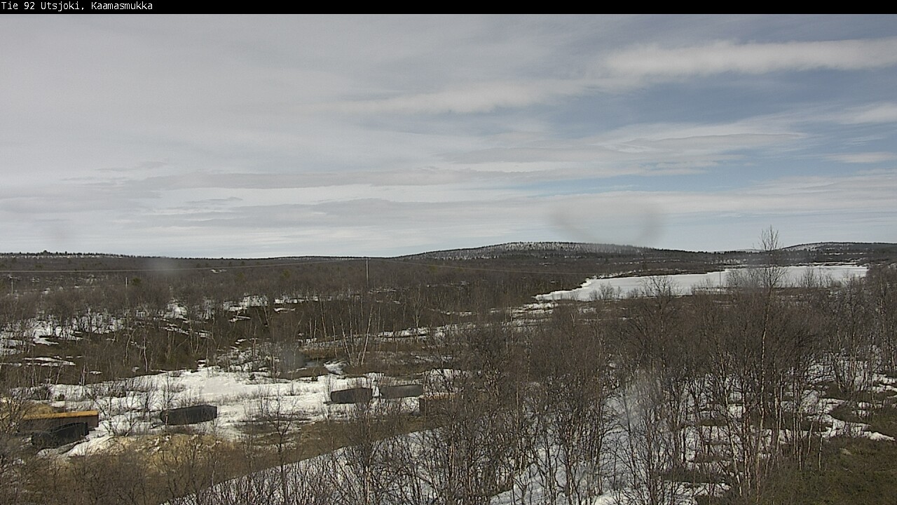 Weather Camera Image Väg 92 Utsjoki, Kaamasmukka, Utsjoki, Lappi