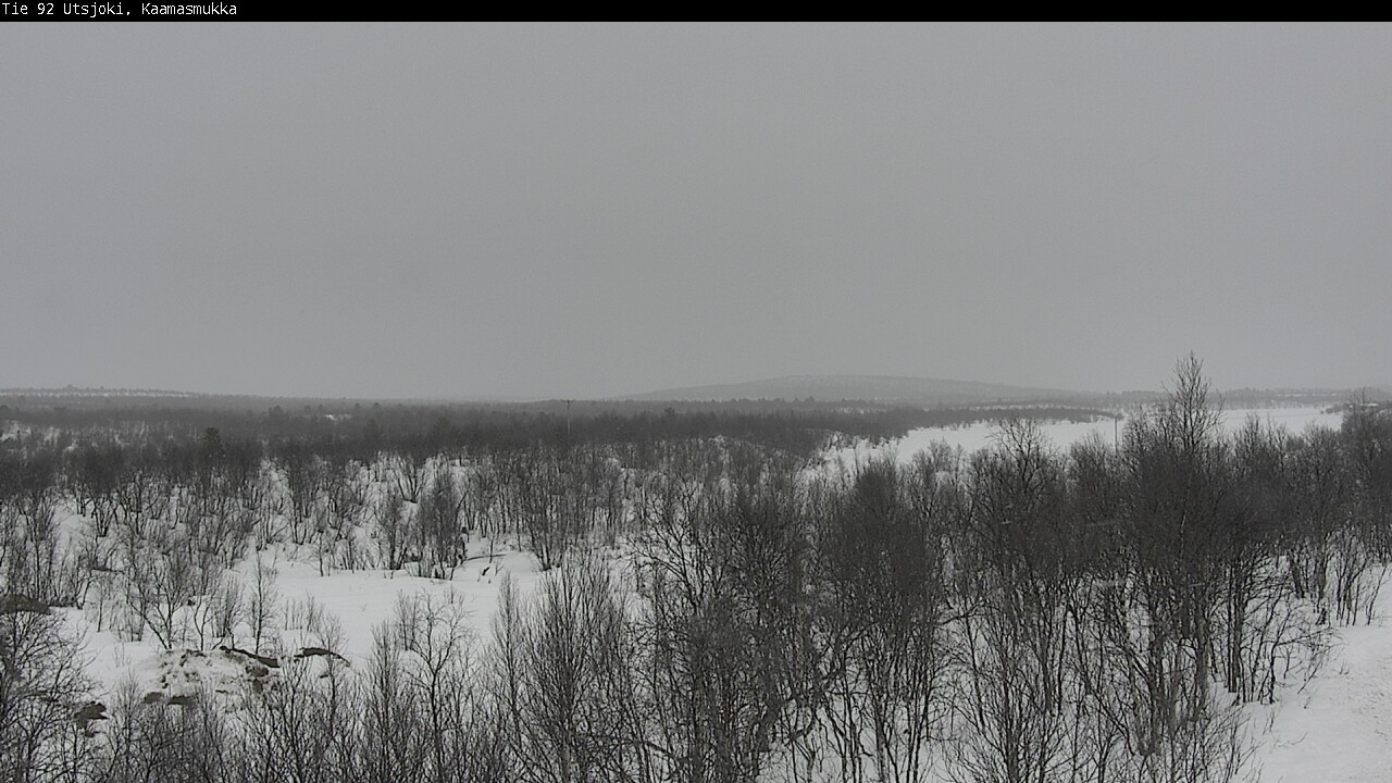 Weather Camera Image Väg 92 Utsjoki, Kaamasmukka, Utsjoki, Lappi