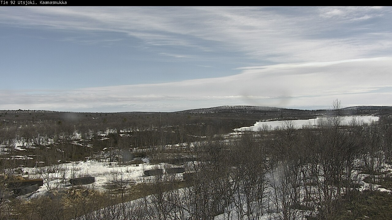 Weather Camera Image Väg 92 Utsjoki, Kaamasmukka, Utsjoki, Lappi