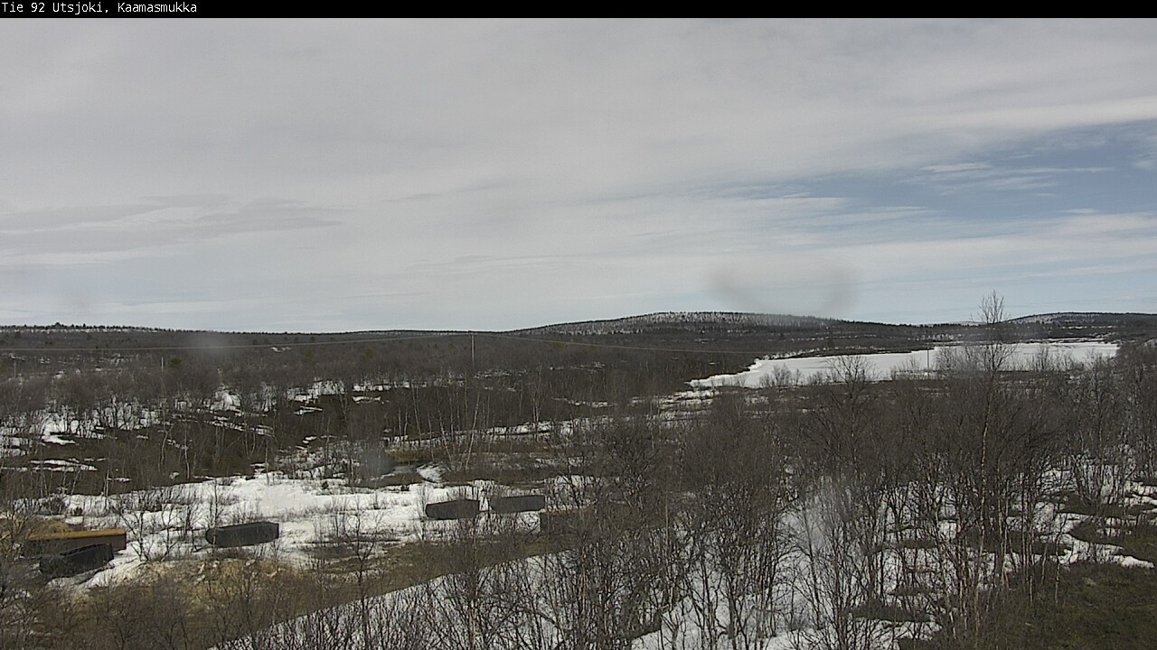 Weather Camera Image Väg 92 Utsjoki, Kaamasmukka, Utsjoki, Lappi