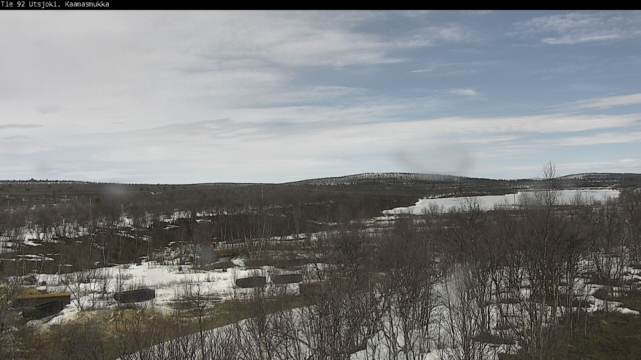 Weather Camera Image Väg 92 Utsjoki, Kaamasmukka, Utsjoki, Lappi