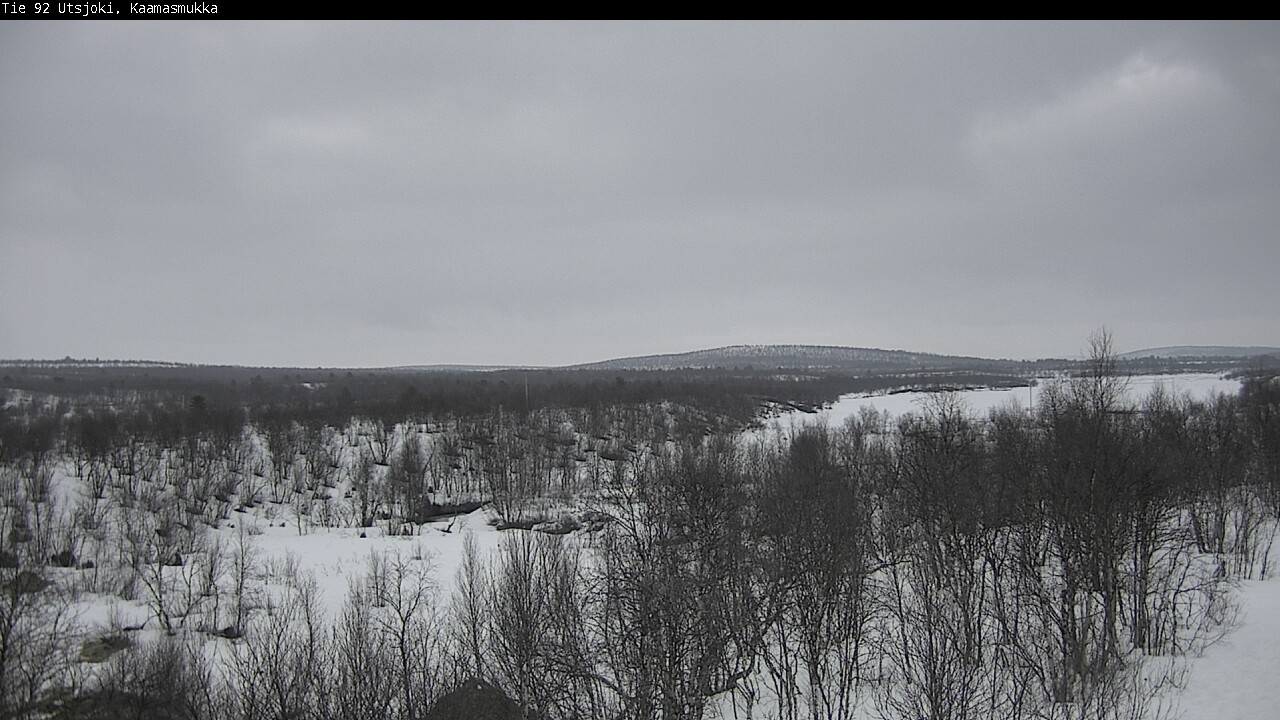 Weather Camera Image Väg 92 Utsjoki, Kaamasmukka, Utsjoki, Lappi
