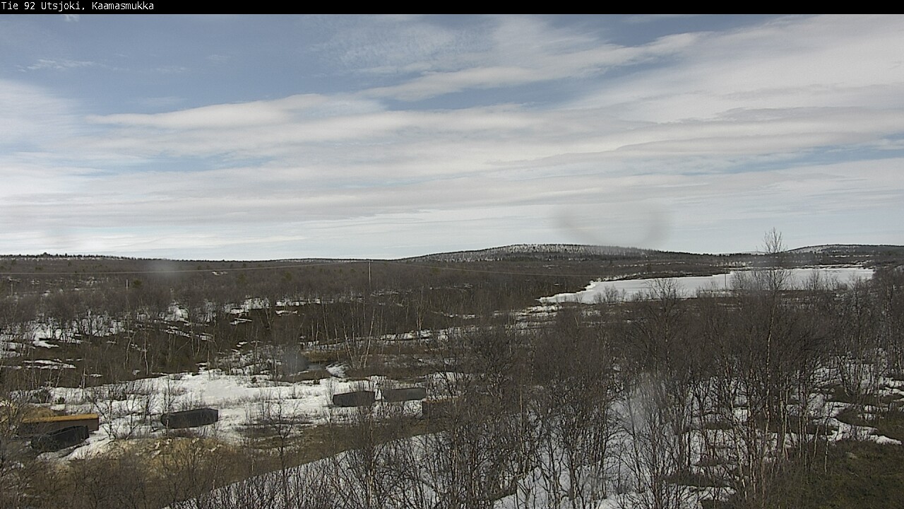 Weather Camera Image Väg 92 Utsjoki, Kaamasmukka, Utsjoki, Lappi