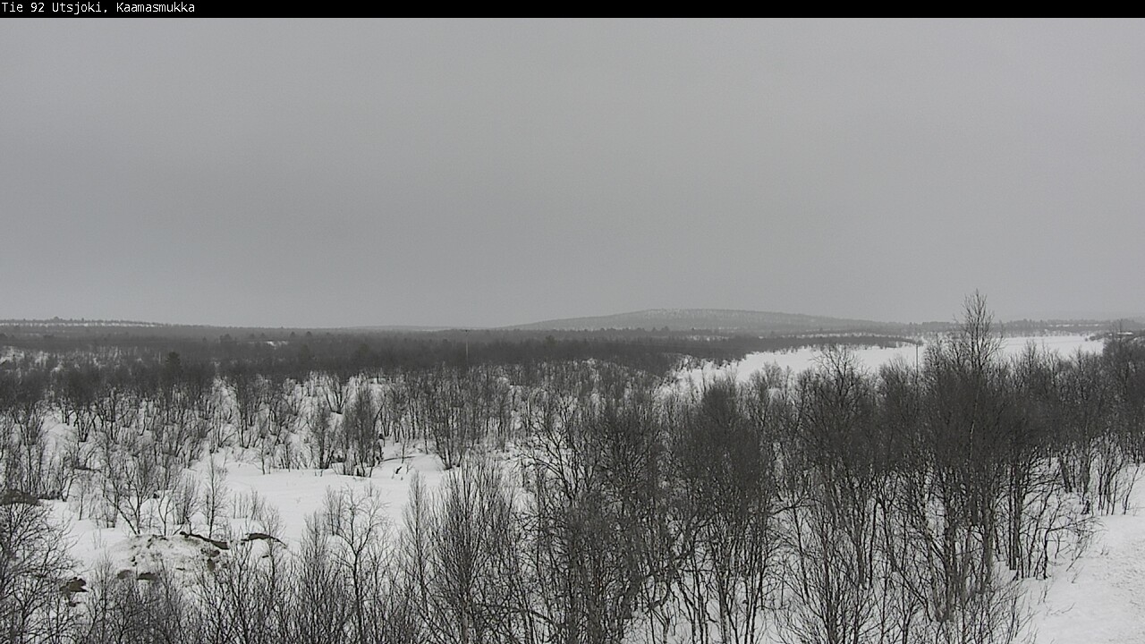 Weather Camera Image Road 92 Utsjoki, Kaamasmukka, Utsjoki, Lappi