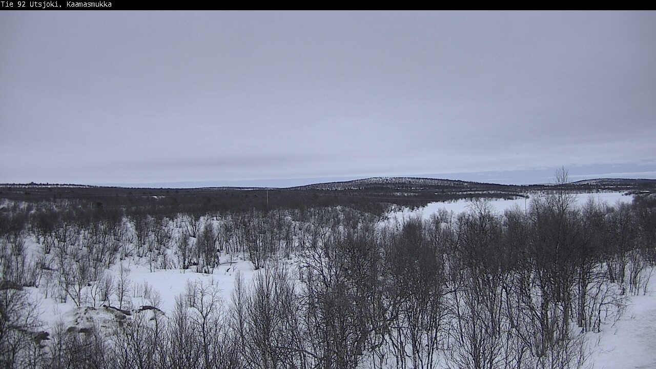 Kelikamerat Kuva Tie 92 Utsjoki, Kaamasmukka, Utsjoki, Lappi