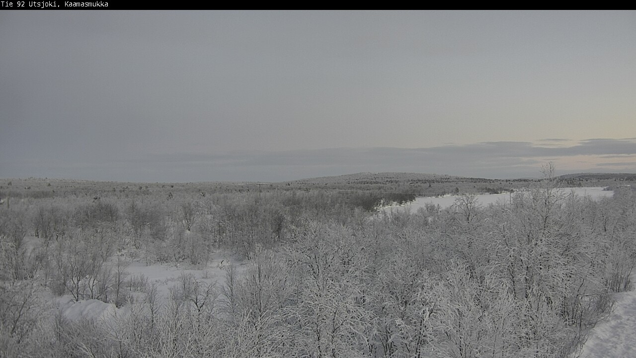 Weather Camera Image Väg 92 Utsjoki, Kaamasmukka, Utsjoki, Lappi