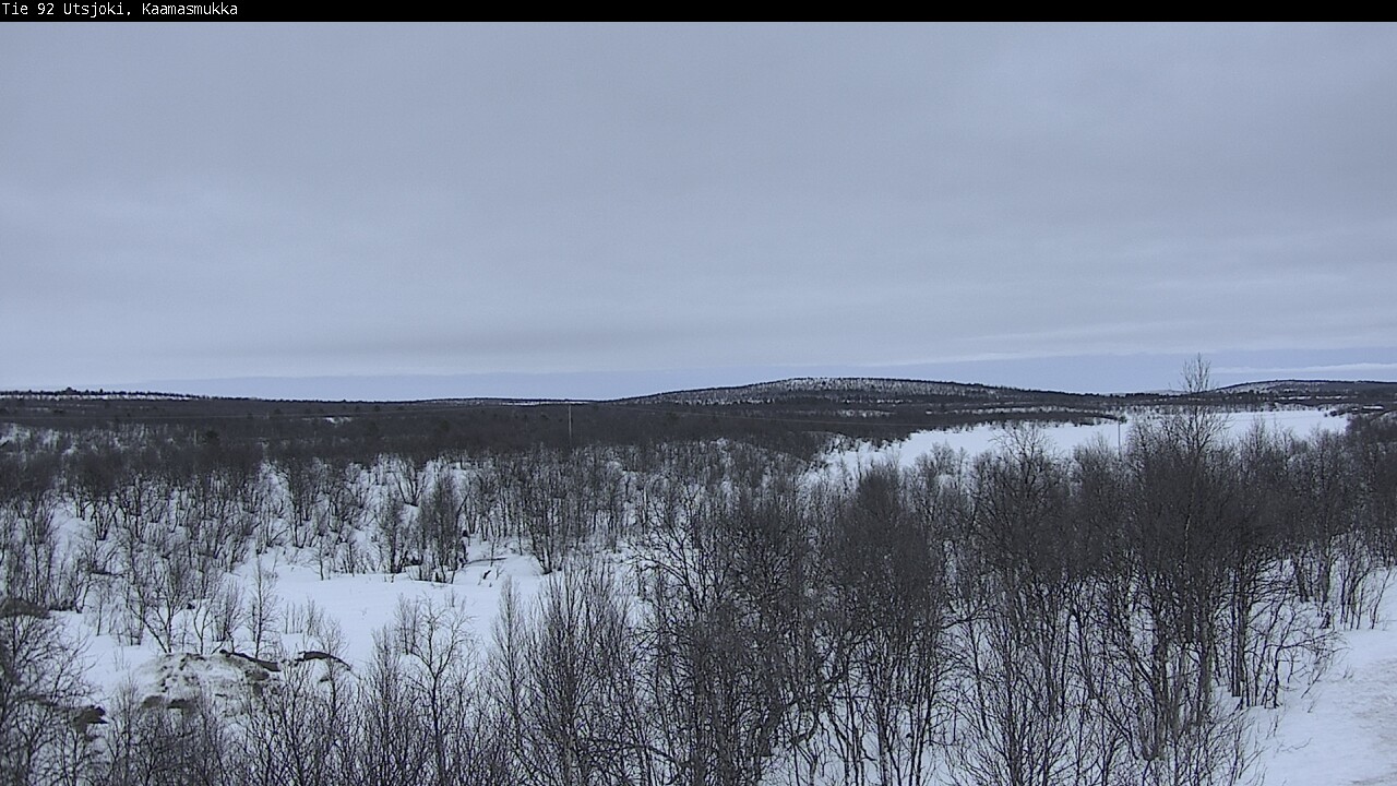 Kelikamerat Kuva Tie 92 Utsjoki, Kaamasmukka, Utsjoki, Lappi