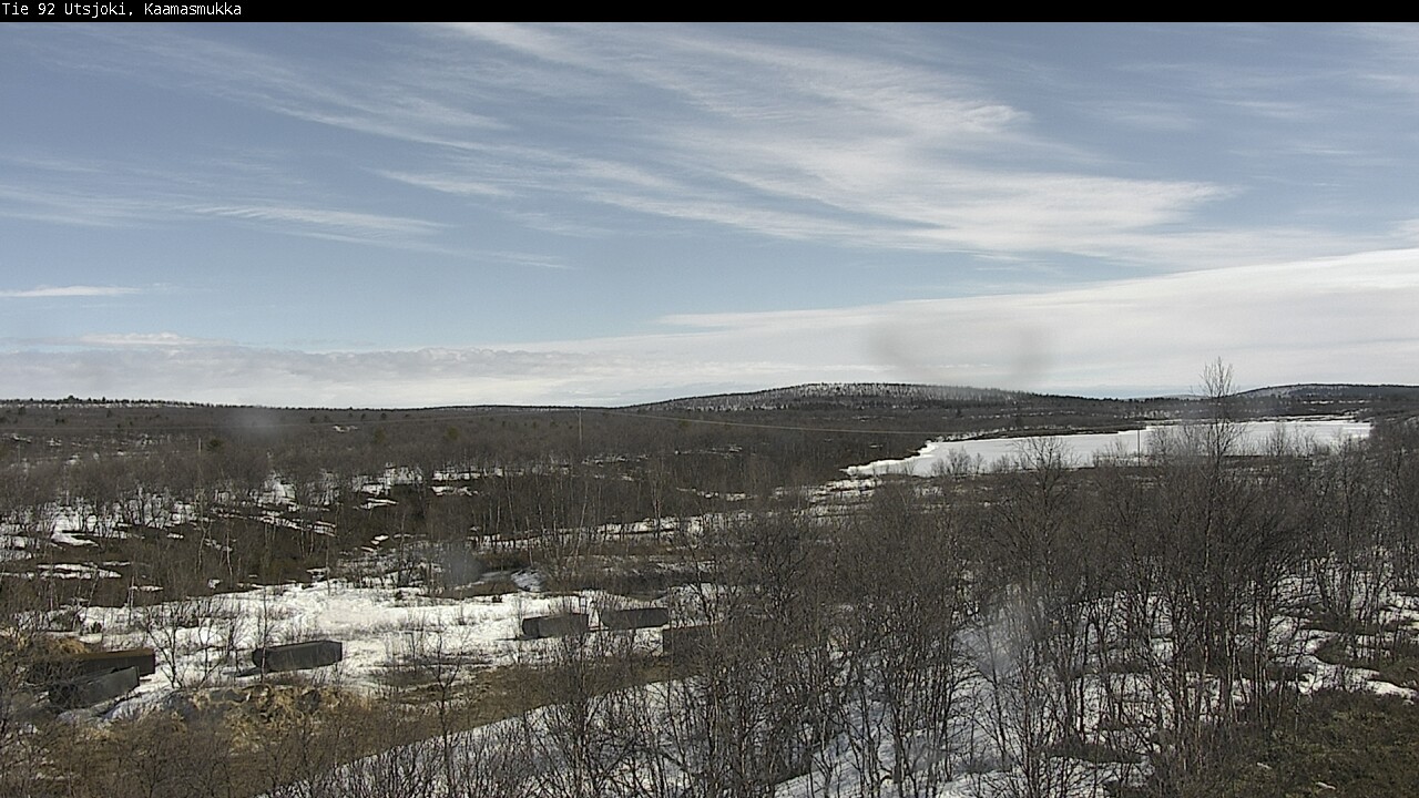 Weather Camera Image Väg 92 Utsjoki, Kaamasmukka, Utsjoki, Lappi
