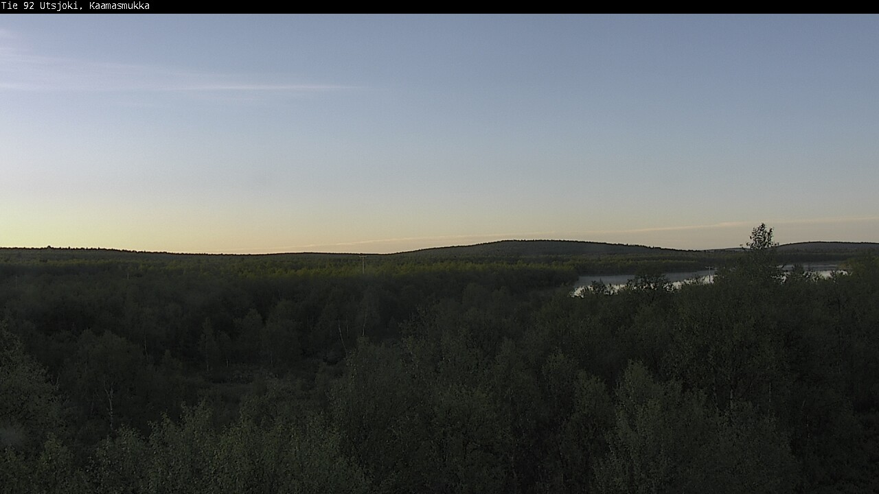 Weather Camera Image Väg 92 Utsjoki, Kaamasmukka, Utsjoki, Lappi