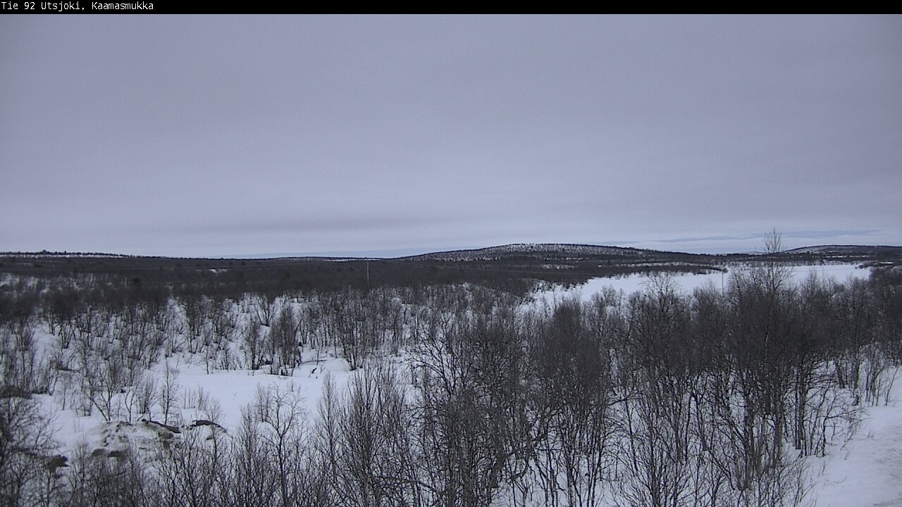 Kelikamerat Kuva Tie 92 Utsjoki, Kaamasmukka, Utsjoki, Lappi