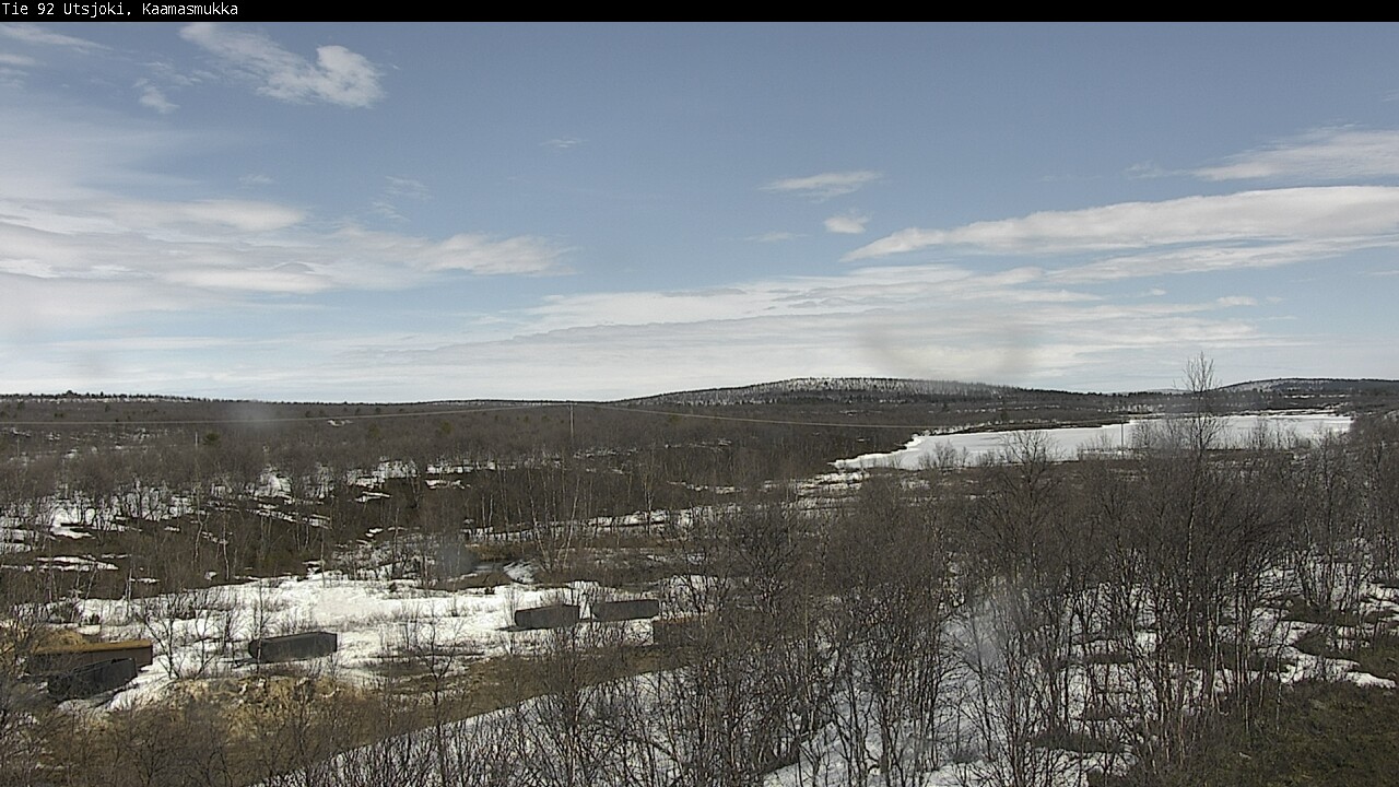 Weather Camera Image Väg 92 Utsjoki, Kaamasmukka, Utsjoki, Lappi