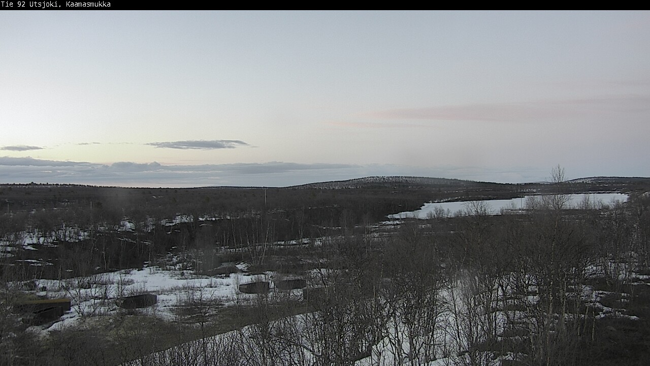Weather Camera Image Road 92 Utsjoki, Kaamasmukka, Utsjoki, Lappi